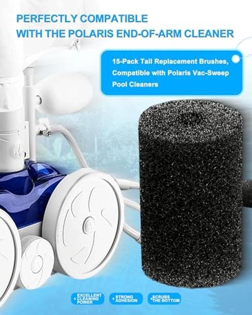 15 Pack Polaris Tail Scrubber, Pool Hose Scrubbers, Sweep Hose