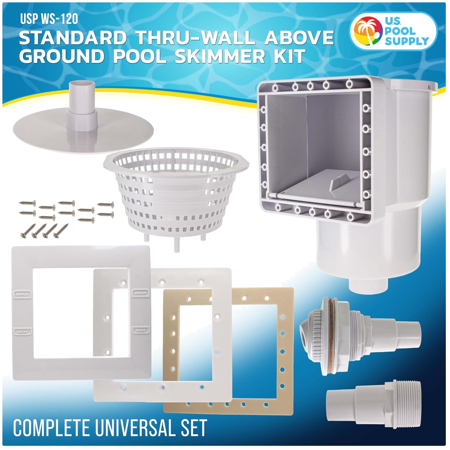 Pool Skimmer Kit – Universal Set, ABS Construction