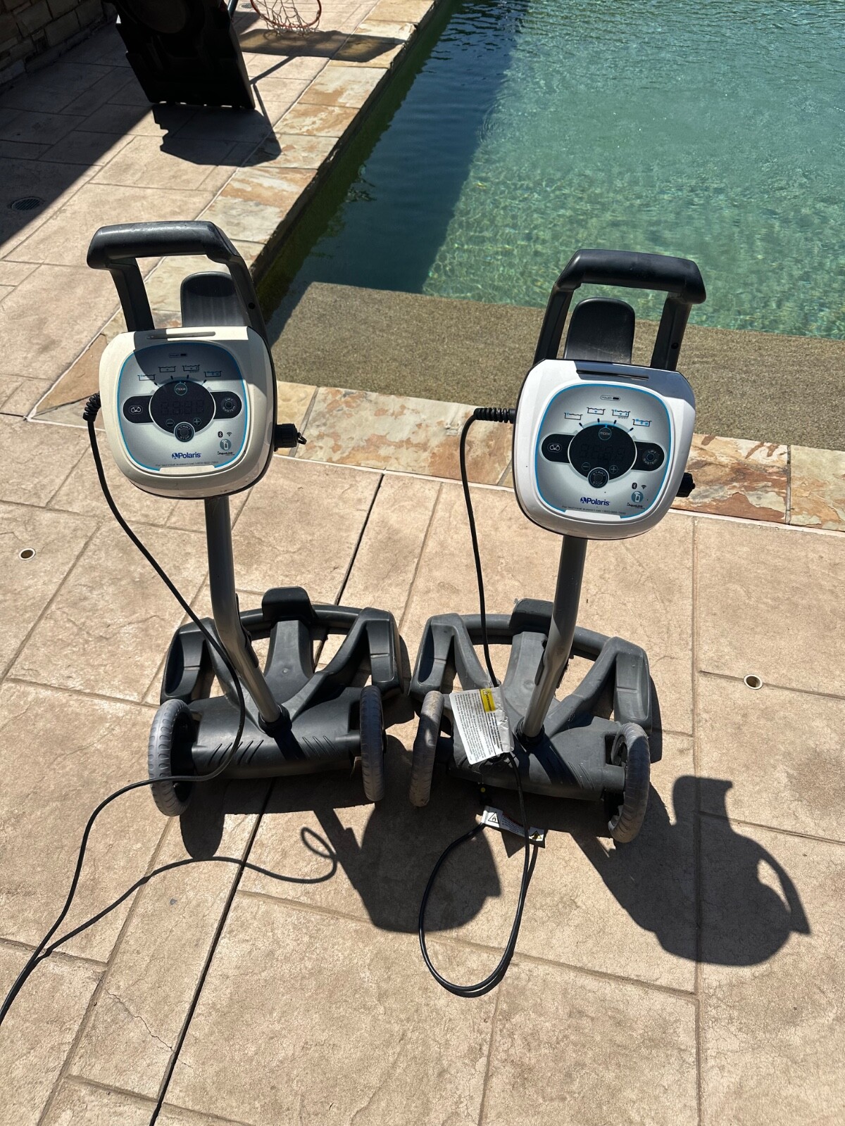 2 Pool Cleaners: Polaris VRX IQ+ robotic pool sweeps