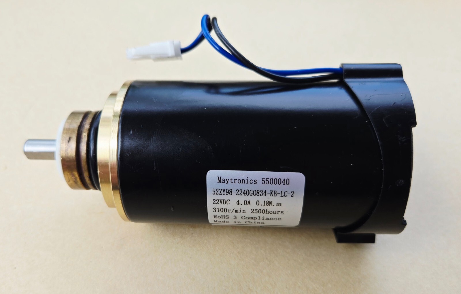 TESTED Maytronics Impeller Pump Motor 5500040 22VDC 3100 RPM