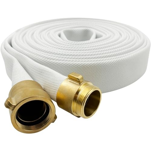 Fire Hose – 1 1/2 inches x 100&prime; Lay Flat Water Hose – 1.5inch/100ft/NST(NH)
