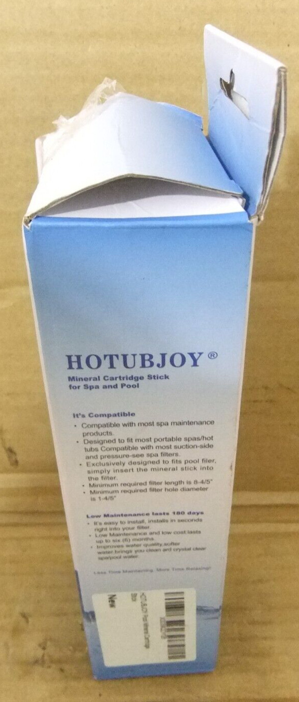 Hotubjoy Grey Mineral Ion Cartridge Stick Replacement For Hot Tub Spa And Pool