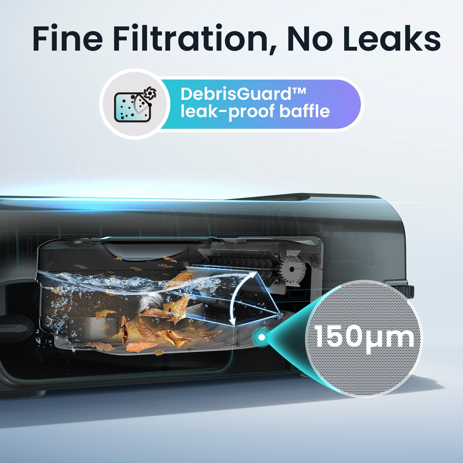 AIPER EcoSurfer S2 Robotic Pool Skimmer Automatic Surface Cleaner Solar Power