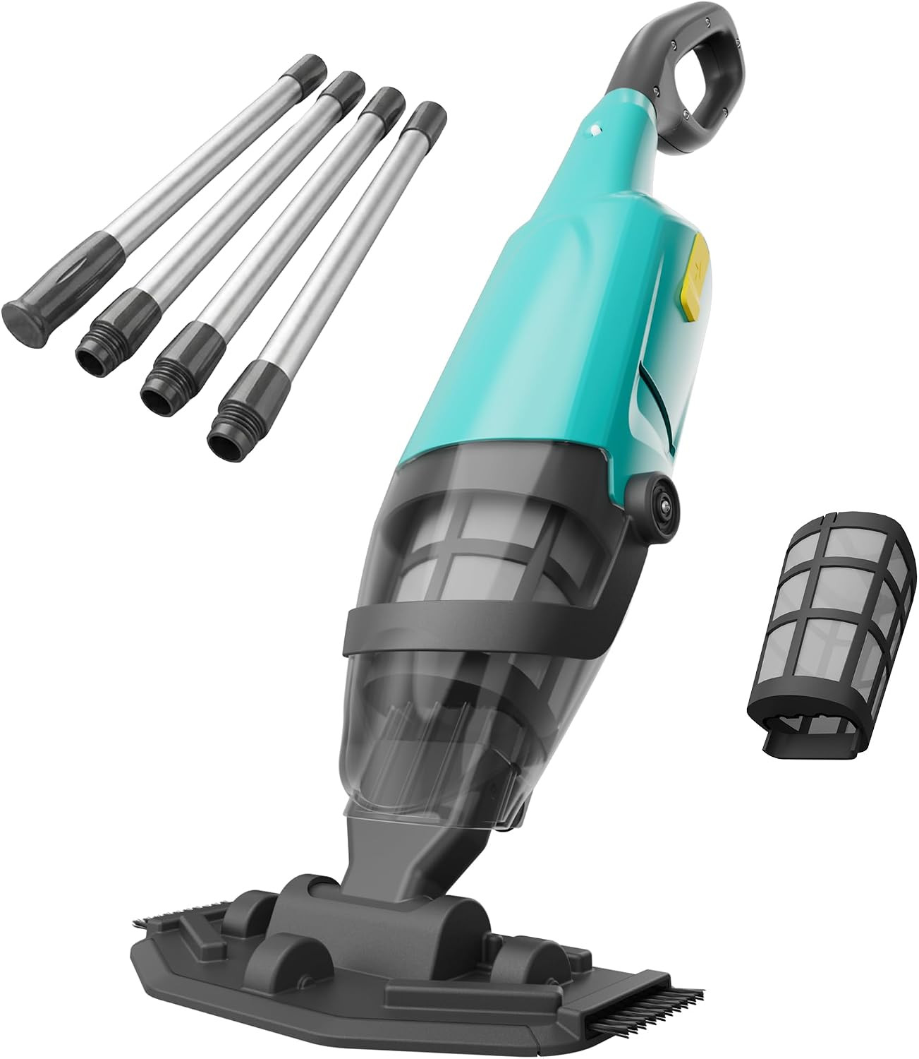 Cordless Handheld Pool Vacuum for above Ground Pool, 18GPM Powerful Suction/87”