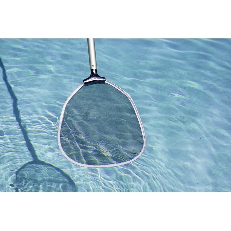 Commercial Swimming Pool Leaf Skimmer Heavy-Duty Aluminum Frame Nylon Mesh Net