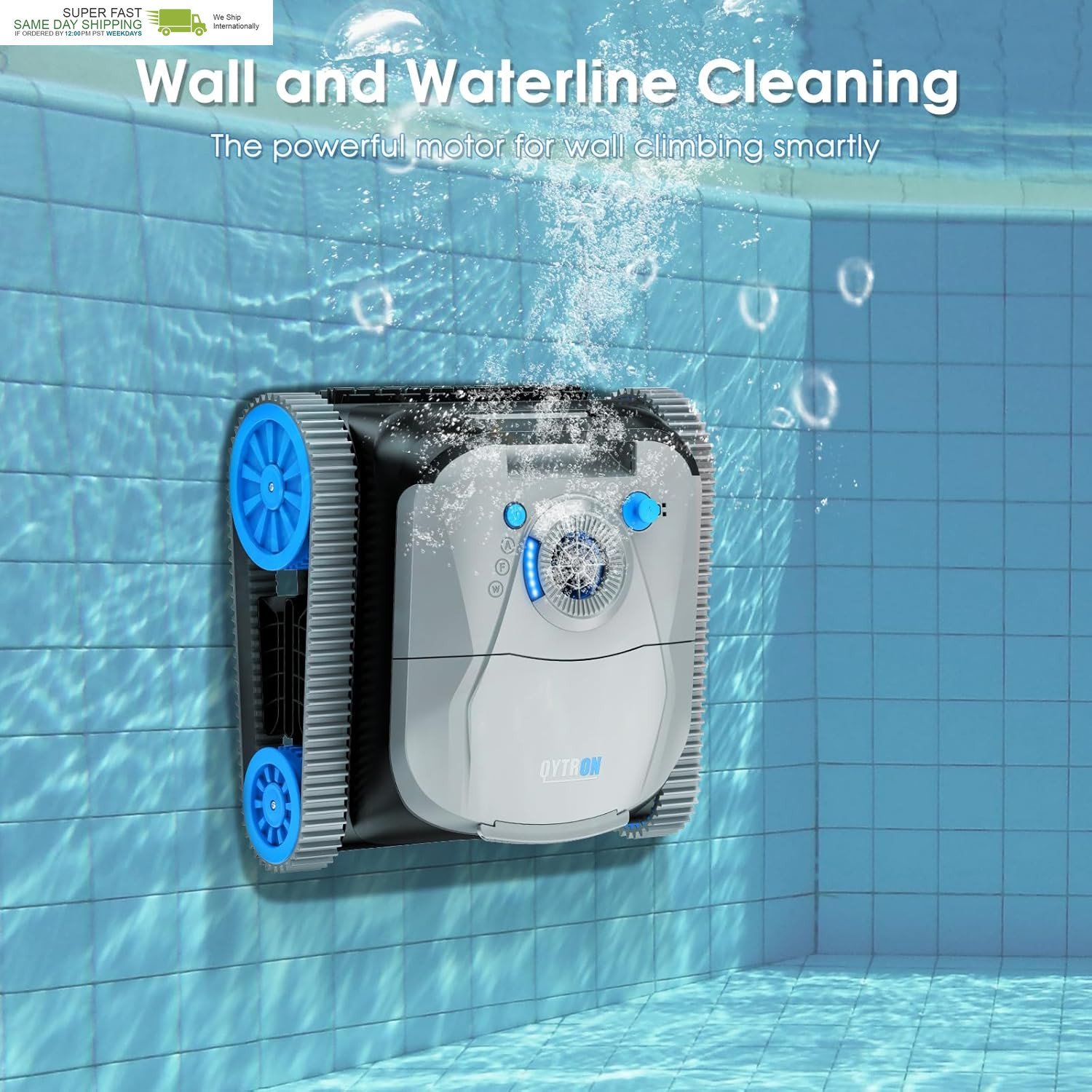 Cordless Pool Vacuum for Inground Pools, Dual-Motor Turbine System, Robotic Pool