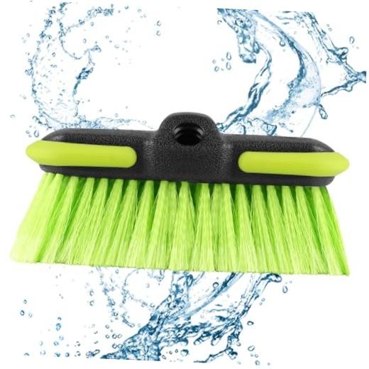 Car Wash Brush Head 8&Prime;, Scrub Brush Attachment for Extension Pole, Outdoor