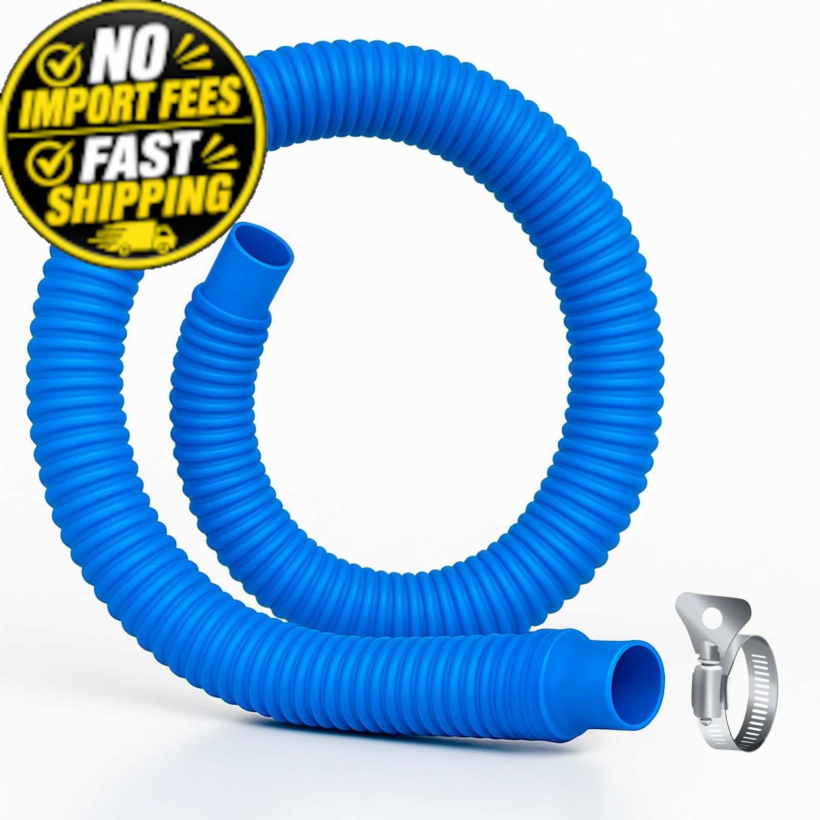 Homyplaza Replacement 59 inches long with a 1.34 inch diameter, Blue-Set of 4
