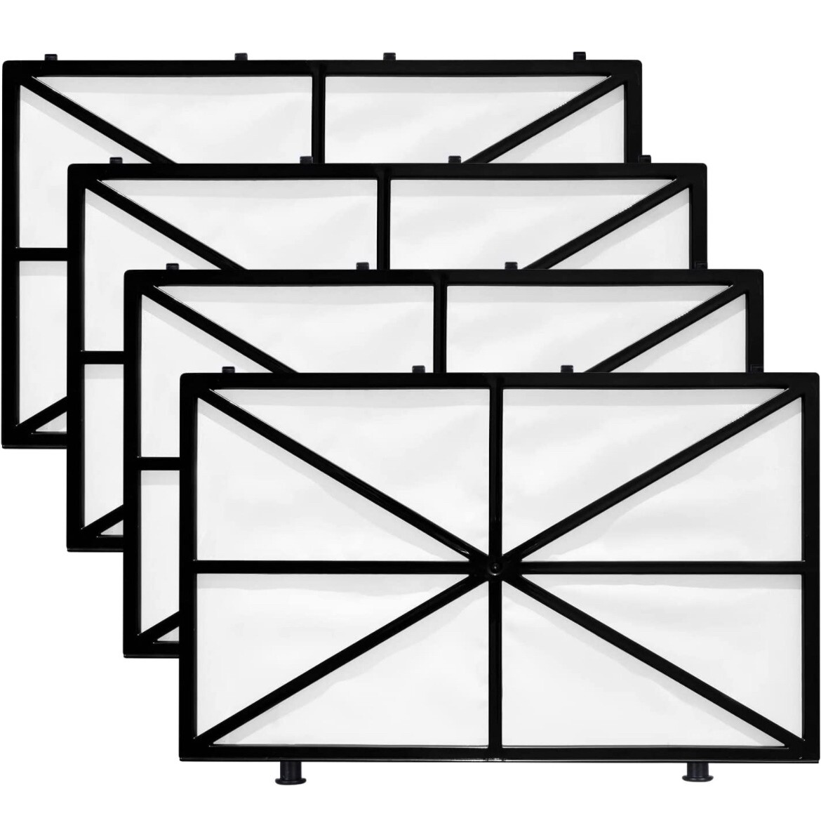 9991433-R4 Spring Cartridge Filter Panels,4 Pack Robotic Pool Cleaner Filter NEW