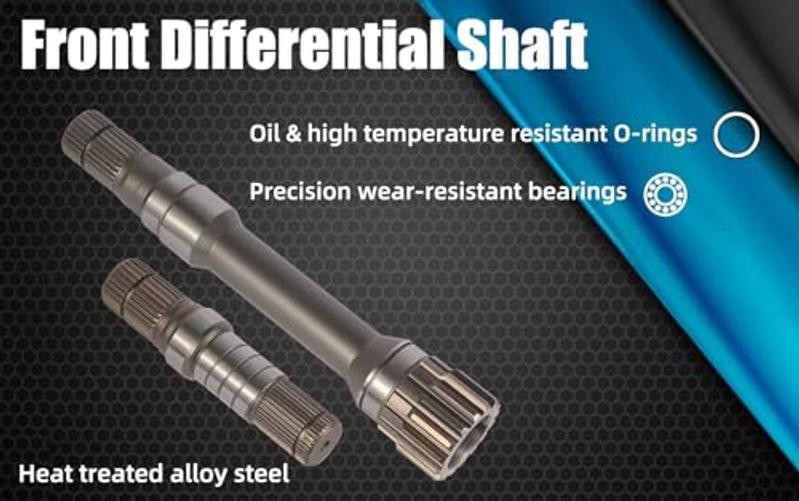 Front Differential Axle Intermediate Shaft Inner Shaft Kit Replacement for