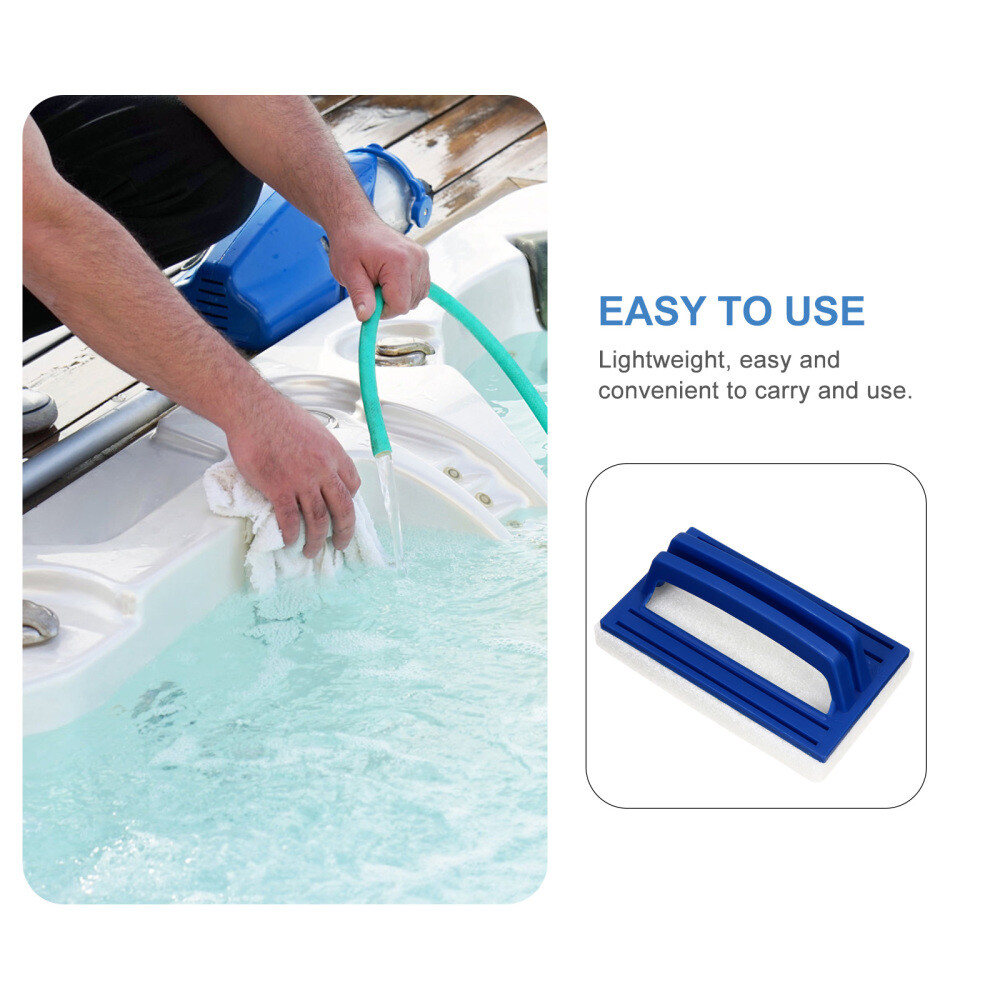 2pcs shower brush for cleaning Pool Scrub Brush Bathtub Cleaning Brush Floor