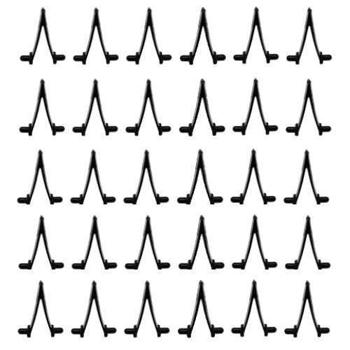 30 PC Heavy Duty Replacement Quick V-Clip Black for Swimming Pool Poles