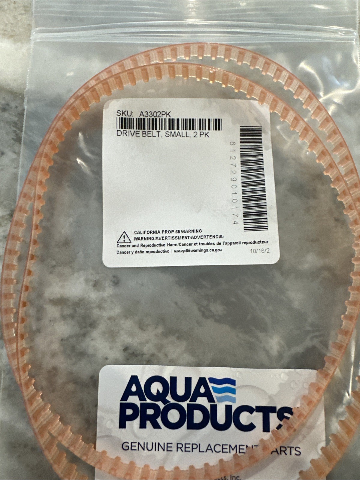 AQUABOT AQUA PRODUCTS DRIVE BELT KIT (2) & SLEEVE ROLLER (2) A3302 A3506 NEW