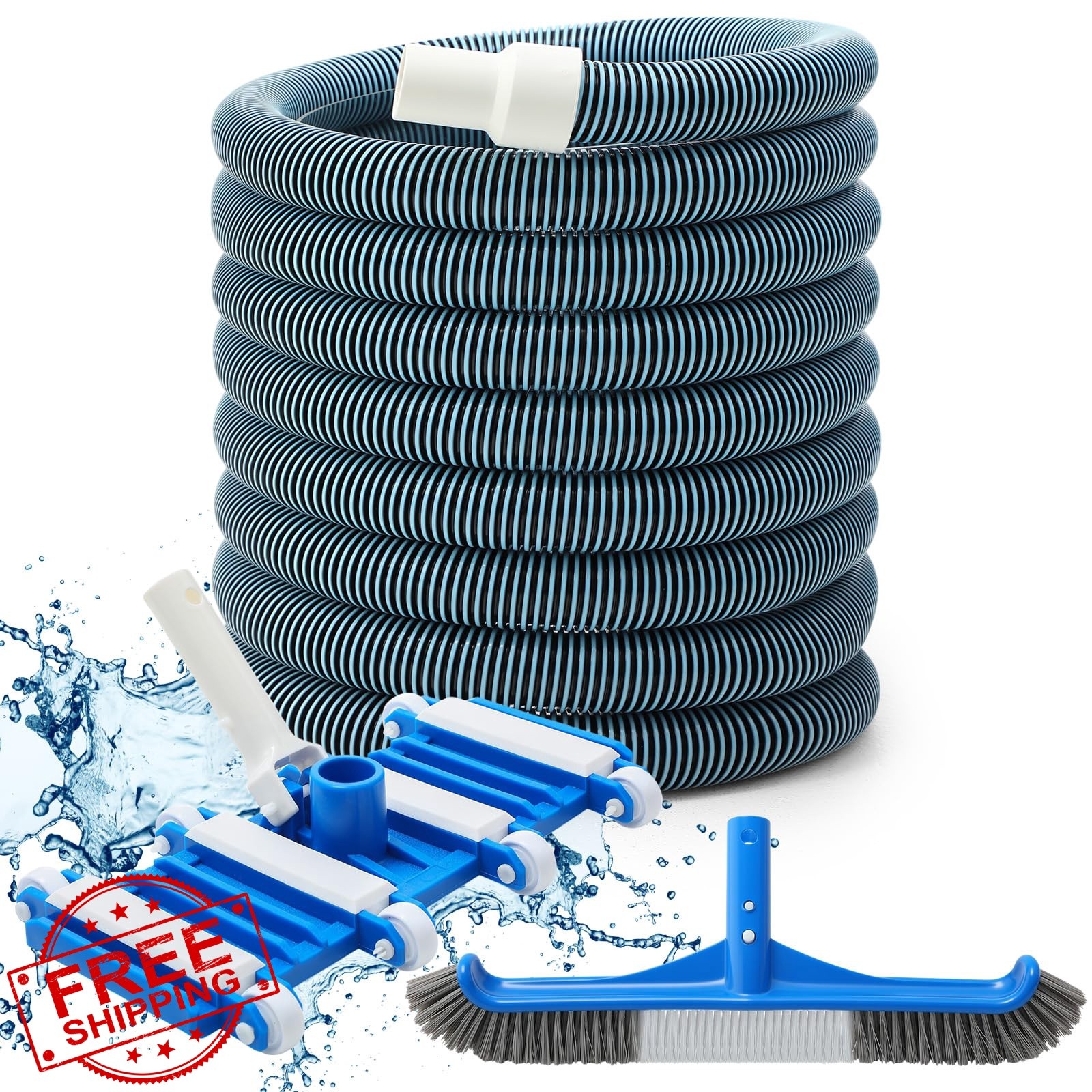 Innconee Pool Cleaning Kit 3 Pcs Wheel