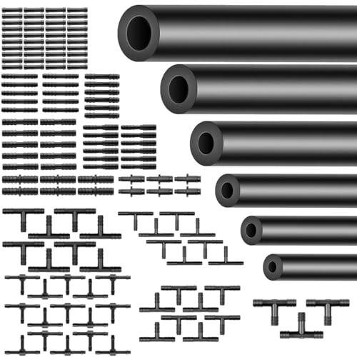 Silicone Vacuum Hose Kit 6PCS 5FT 1/8&Prime; 5/32&Prime; 3/16&Prime; 1/4&Prime; 5/16&Prime; 3/8&Prime; ID 5FT 6PCS