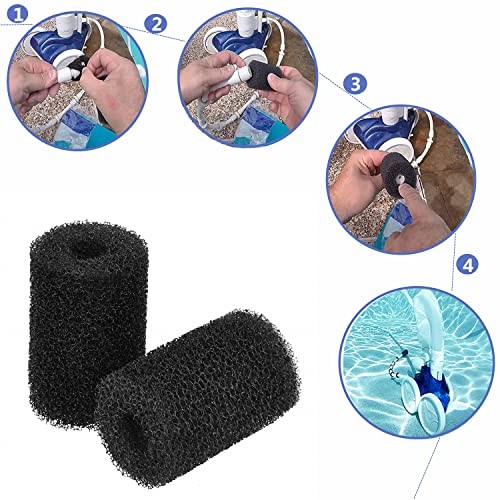 12 Pack Pool Cleaner Sweep Hose Tail Scrubbers – Tail Scrubbers 12PCS