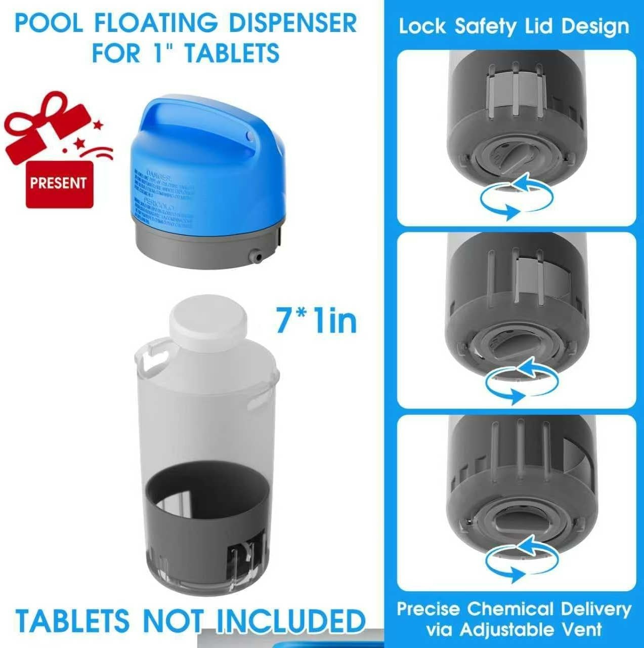 TidyMister All in One Pool Cleaning Kit – 18 » Repairable Pool Nylon Net & 18