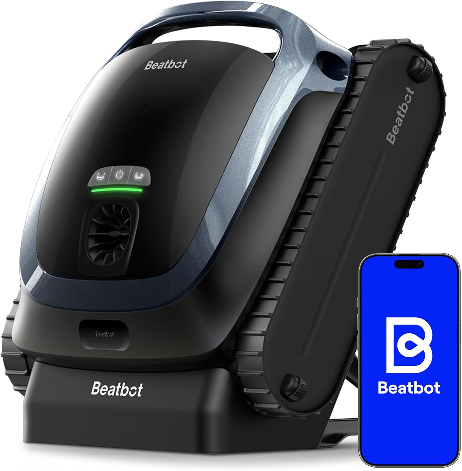 Aquasense 2 Cordless Robotic Pool Vacuum Cleaner Double-Pass Waterline Scrubbing