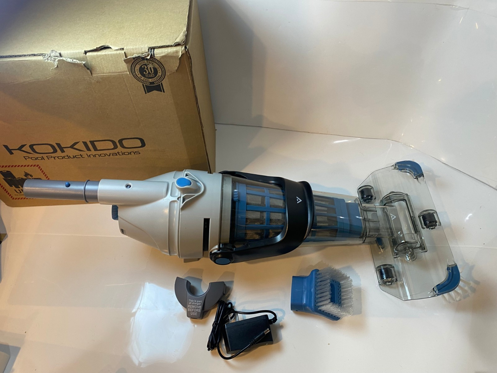 KOKIDO 2025 Rechargeable Pool Vacuum, XTROVAC 510, 4X Suction Power,
