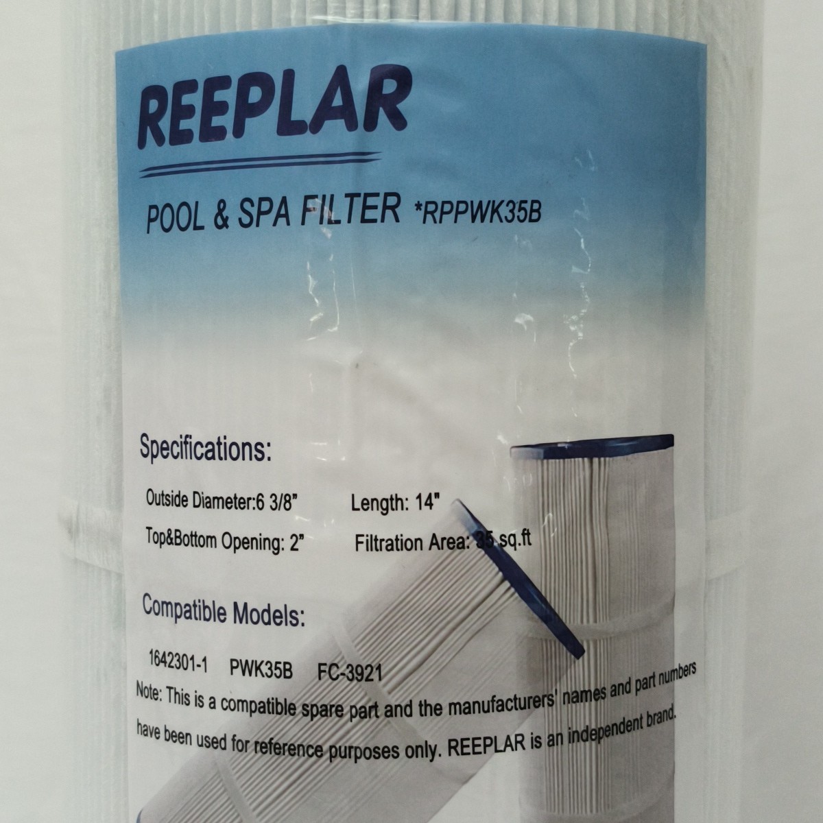 REEPLAR RPPWK35B Pool & Spa Filter NEW