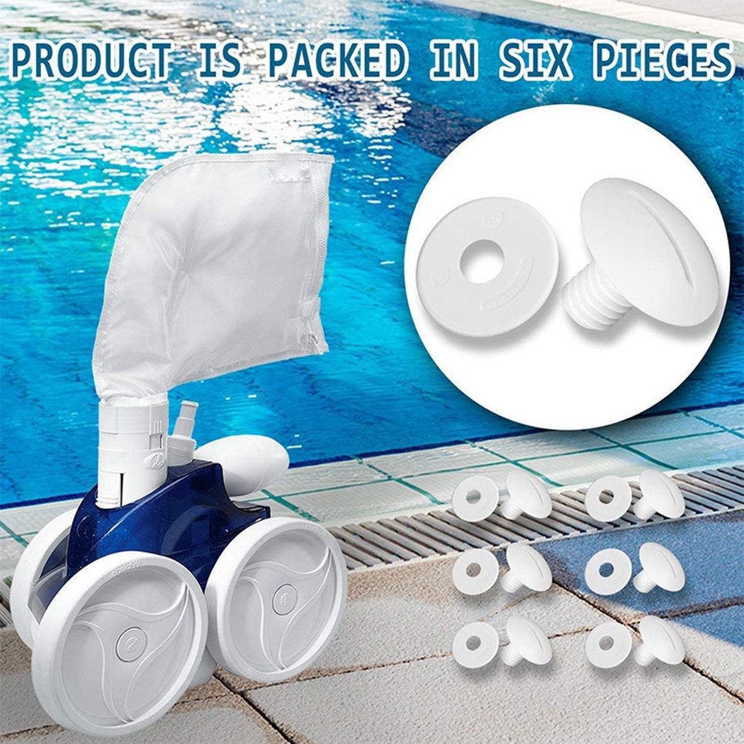 Replacement Wheel Screws Kit Wheel Screw White 6Pack C-55 C55 High Quality