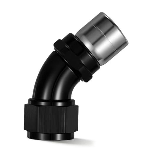 Crimp Swivel Hose End Fitting for CPE Braided Hose 12AN 45 Degree