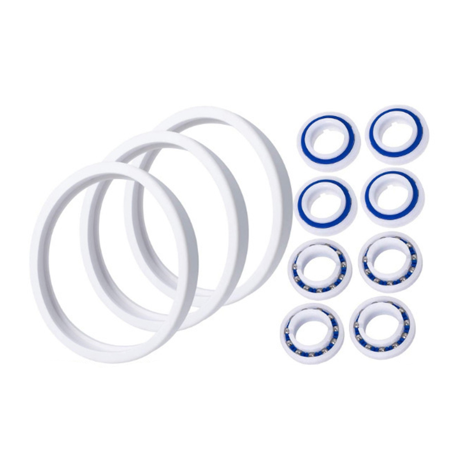 Tire Sweep Tail Scrubber Ball Bearing Wheel Kit Fit Polaris Pool Cleaner 180 380