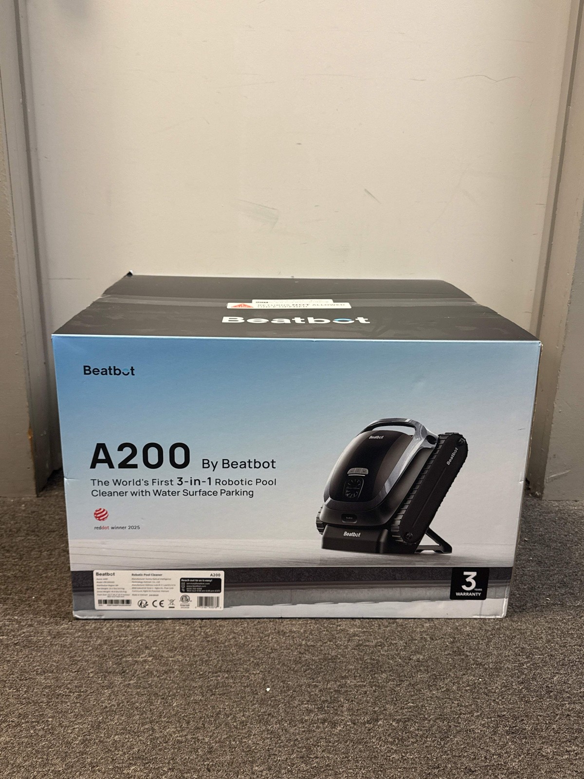 Beatbot A200 3-in-1 Robotic Pool Cleaner Black – New In Box
