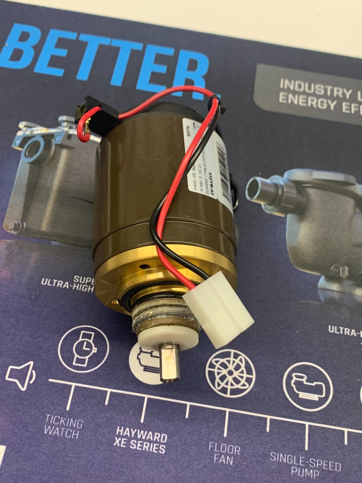 Maytronics / Dolphin M200 M400 Pool Cleaner PUMP Motor 5500012 17.5V ( Used