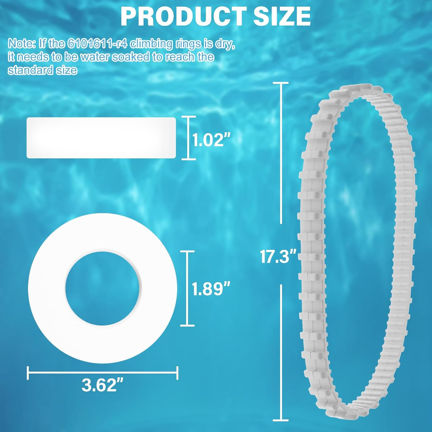 9985006-R2 Track and Climbing Rings 6101611-R4 Replacement Parts Compatible with