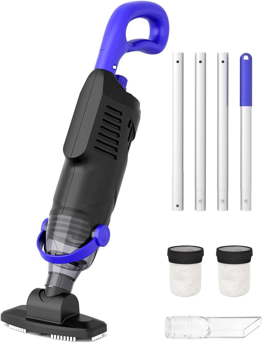(2026 Upgrade) Little Shark Cordless Pool Vacuum, 60W Motor, 18 GPM Strong Sucti