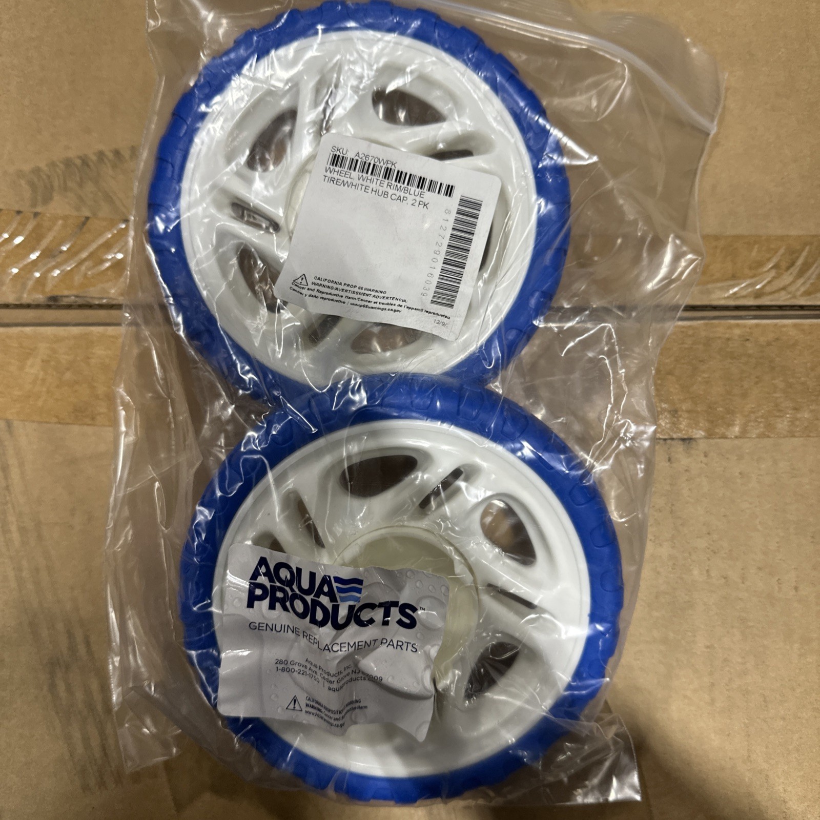 AQUA PRODUCTS AQUABOT JET STREAM T-JET WHEEL TIRE PAIR NEW A2670WPK