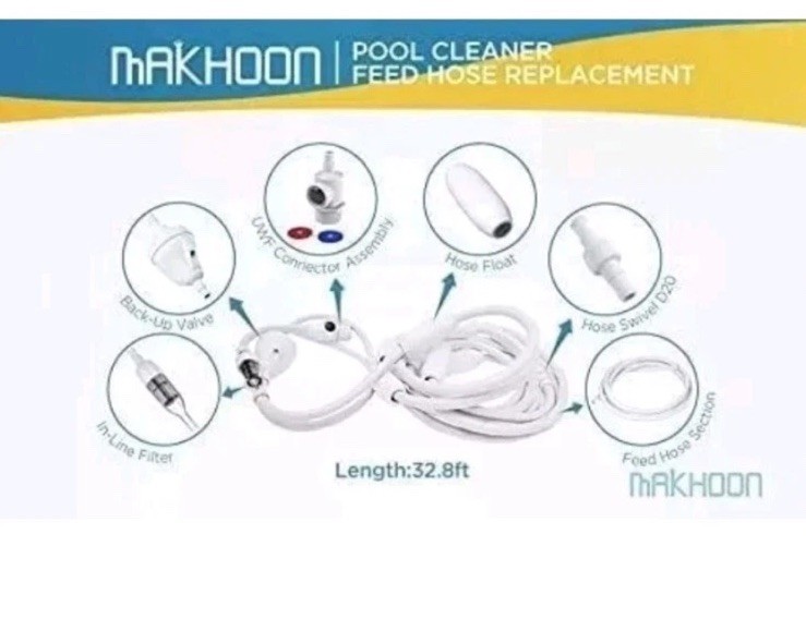 Makhoon G5 Pool Cleaner Feed Extension Hose Zodiac Polaris 280 380 180 3900