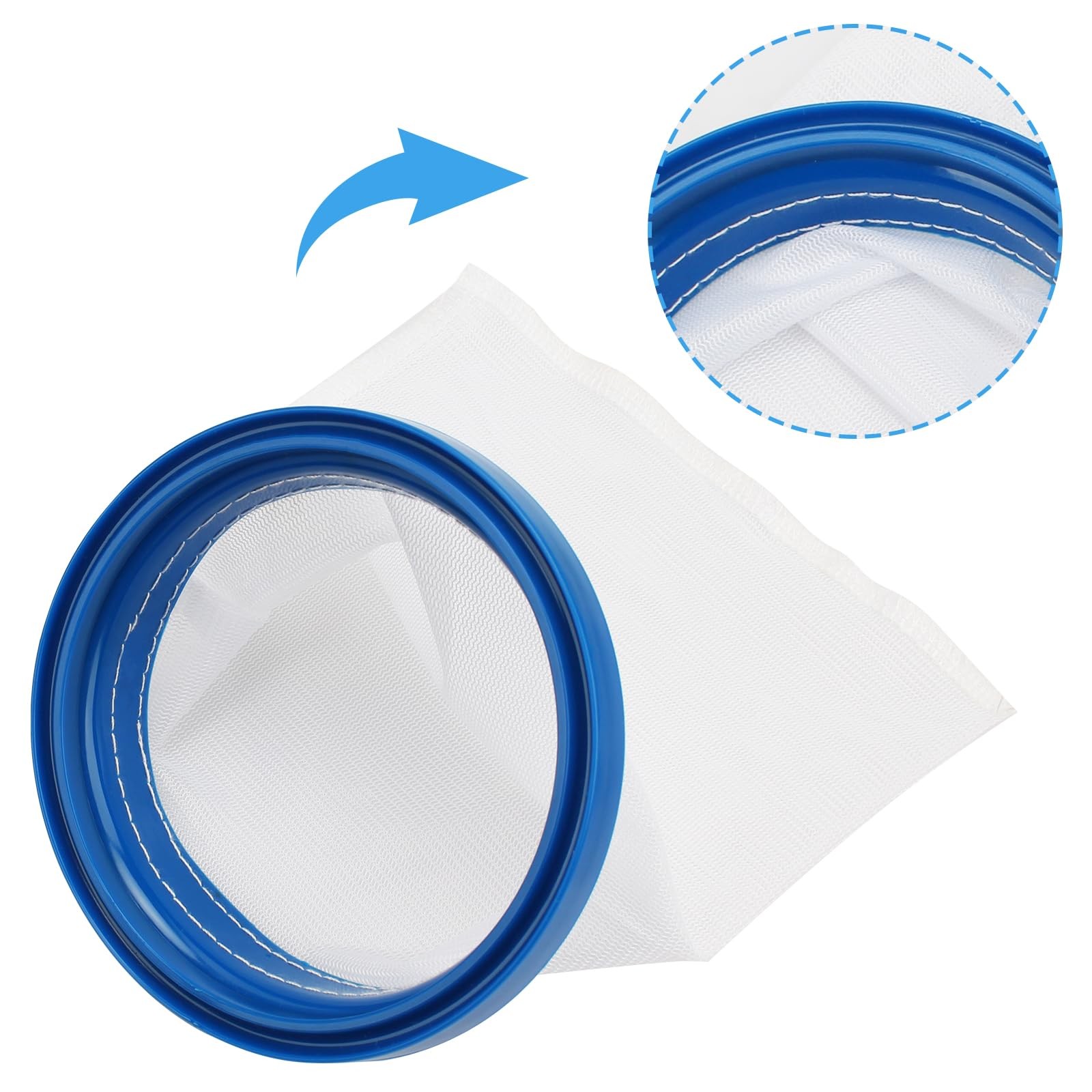 Pool Vacuum Bag (4 Pcs) Fits for Catfish Ultra, iVac 250, iVAC C2, Max, Volt …