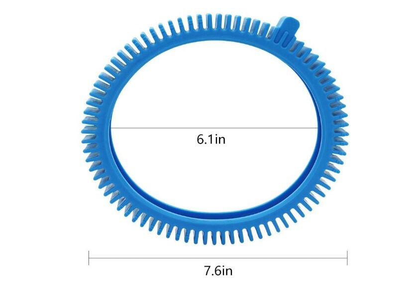 Pool blue front tires with hump Cleaner parts 2X/4X pressure wheels 2pcs