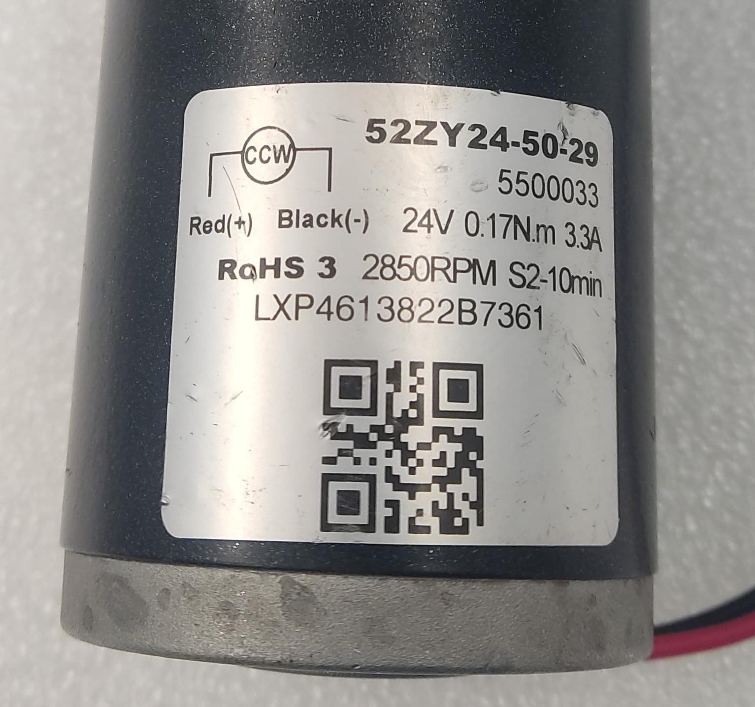 *TESTED* Maytronics Pump Motor 5500033 52ZY24-50-29 24VDC for Dolphin Pool Robot