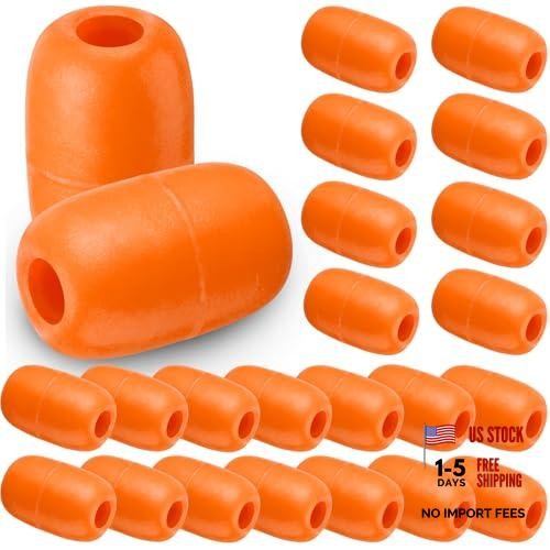 Deep Water Fishing Float 4.72 x 2.75 » Heavy Duty Pool Buoy Float 12 Orange