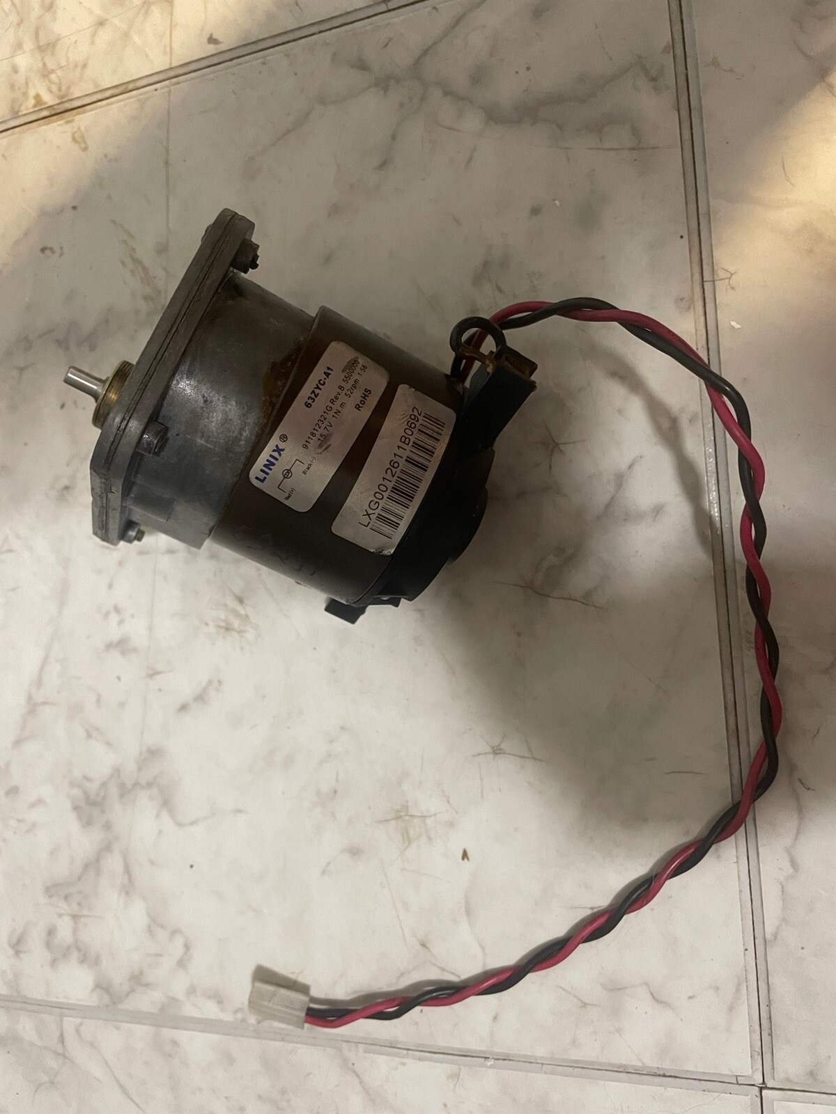 READ LINIX MAYTRONICS DOLPHIN DRIVE TRACK MOTOR GEARBOX 63ZYC-A1 5500000 REBUILT