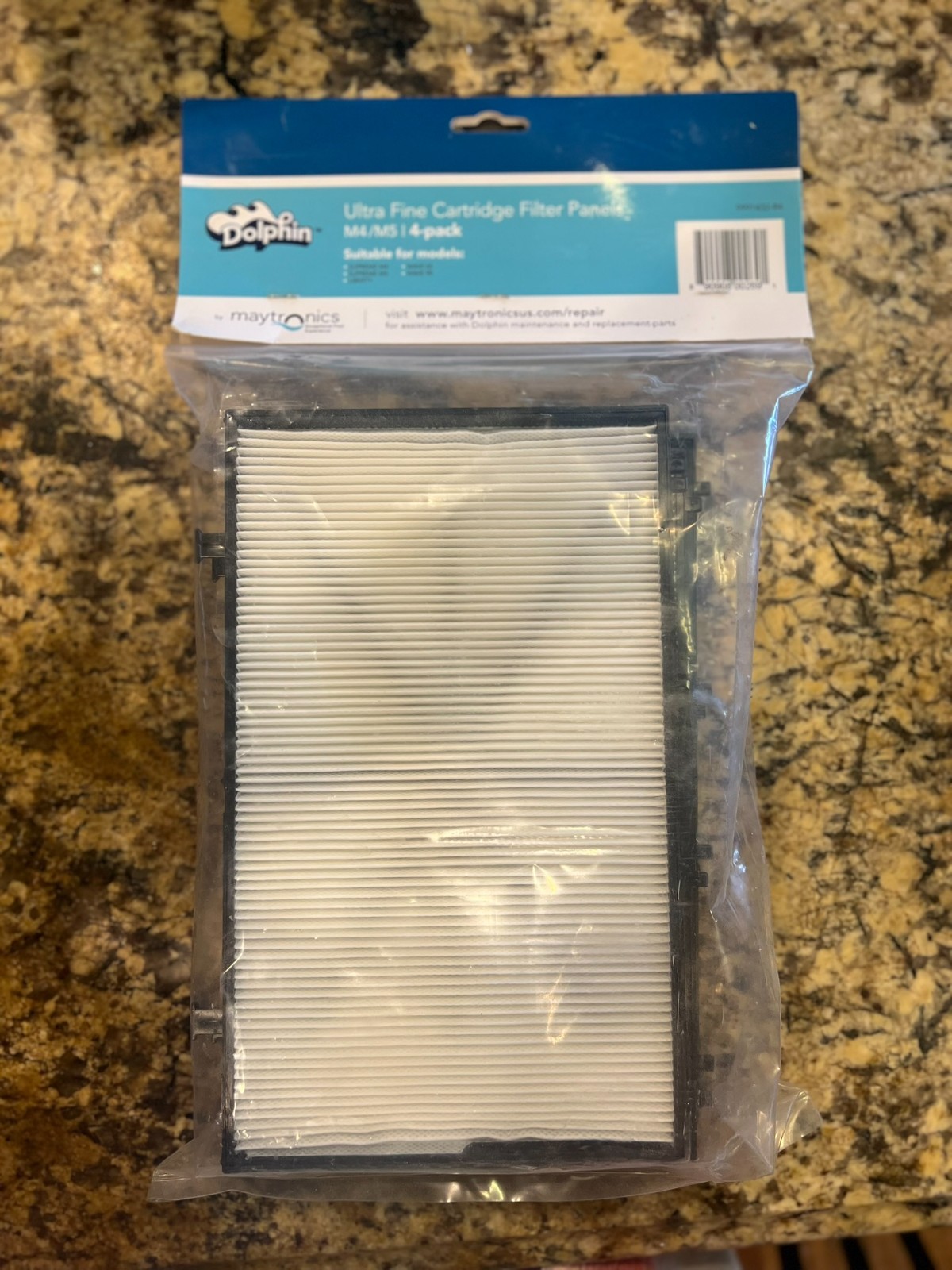 Maytronics 4-Panels Ultra Fine Filter Cartridge for Pool Cleaners (9991432-R4)