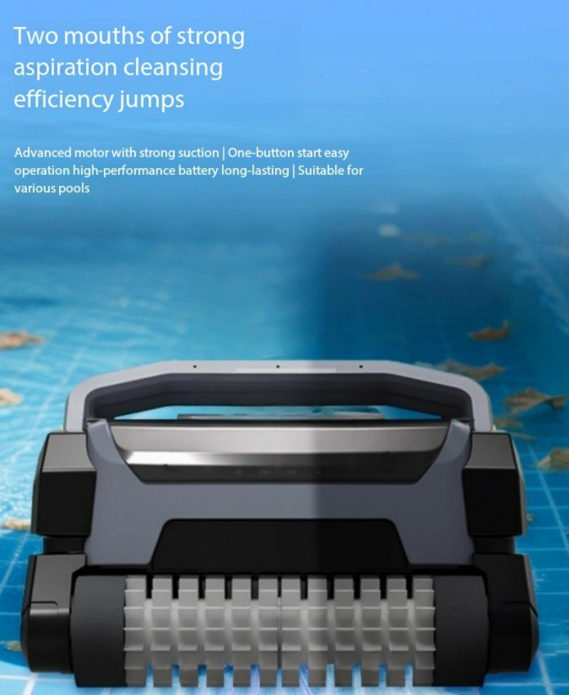 Fully Automatic Submersible Vacuum Cleaner Wall-Climbing Pool Bottom Cleaner