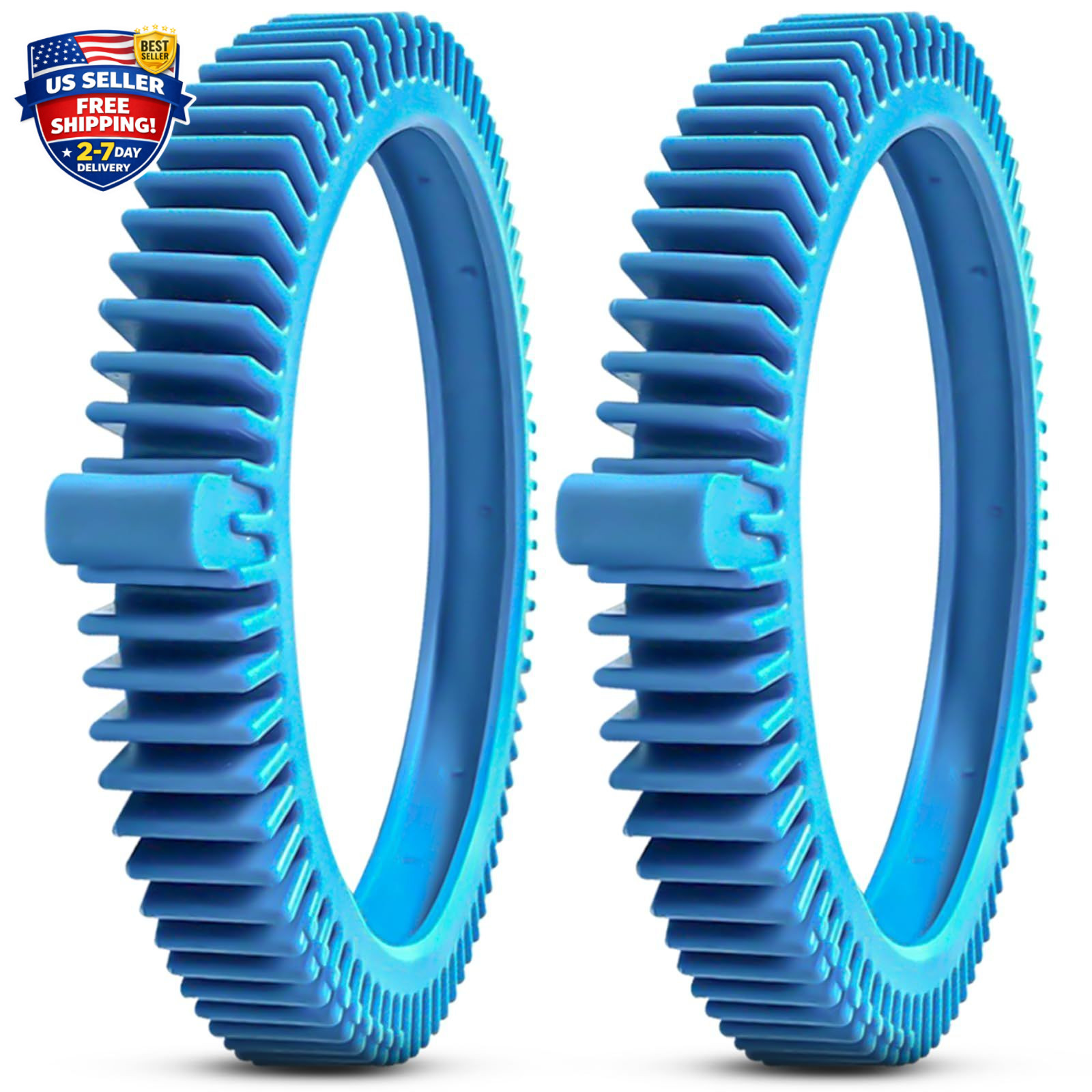 Replacement Tires with Super Hump compatible for Pool Cleaner 2 Pcs