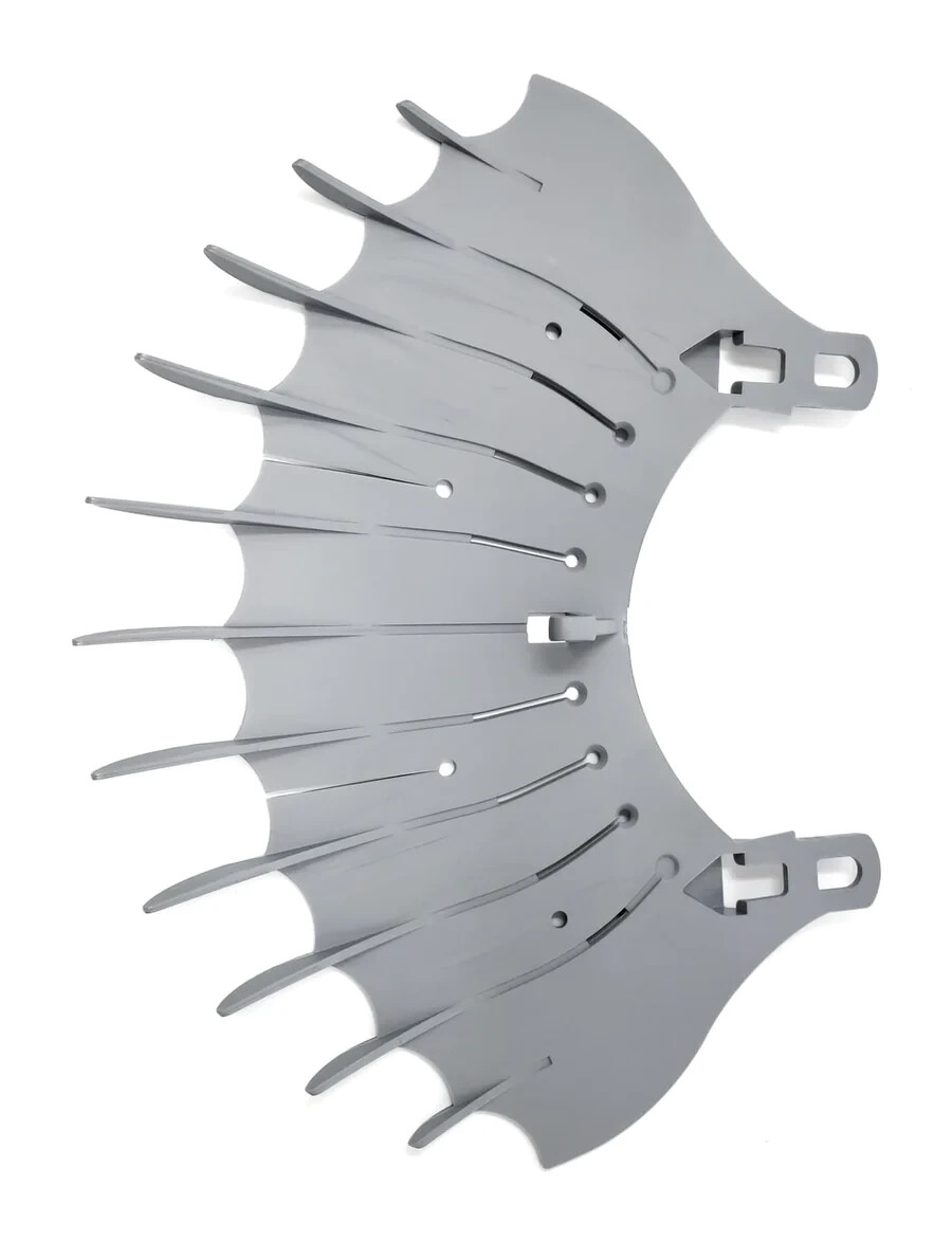 Front Disc, Zodiac T5 Duo, Textured, Silver