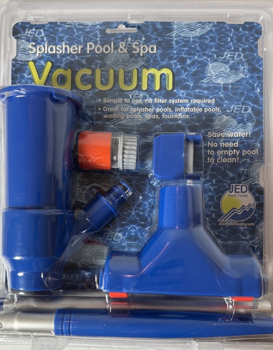 NEW Splashes Pool & Spa Vacuum by JED Pool Tools