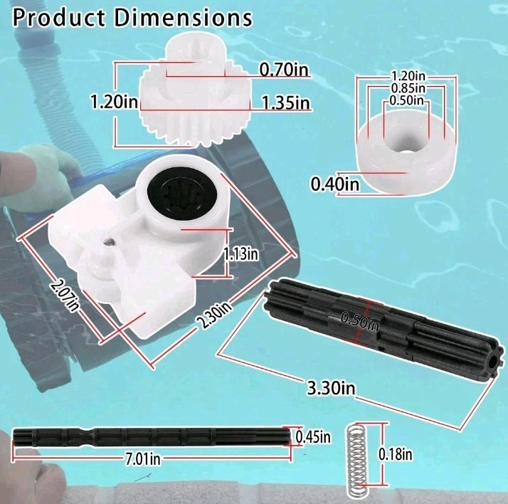 Left Right Drive Kit 360289 360290 for Kreepy Krauly Rebel Warrior Pool Cleaners