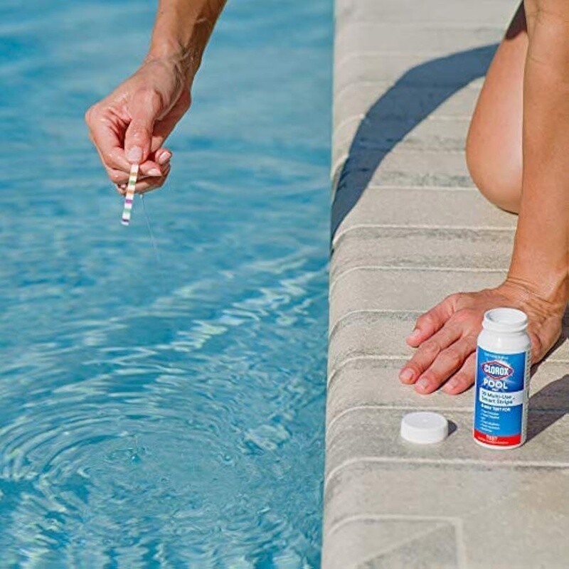 50 Test Strips Pool Spa Water Testing 6-Way Analyze Results W/ Free App New