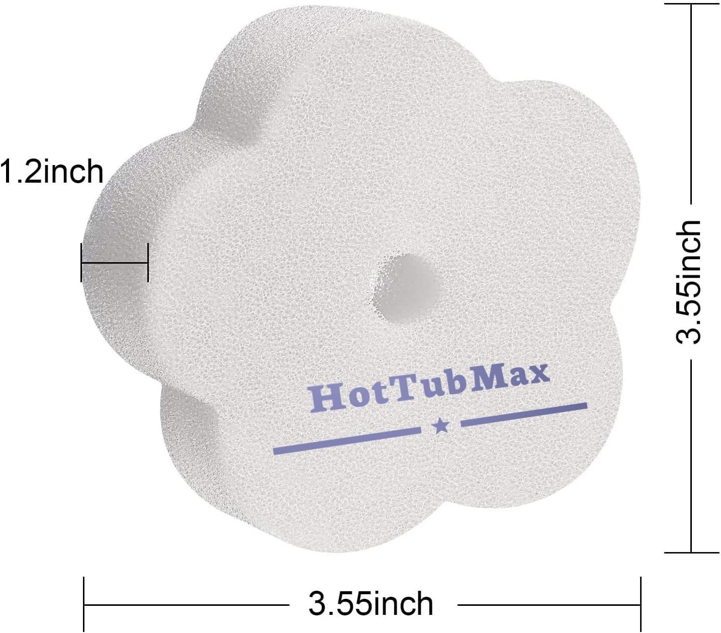 HotTubMax 4 Oil Absorbing Sponge Scum Absorber for Hot Tub – Individually Packed
