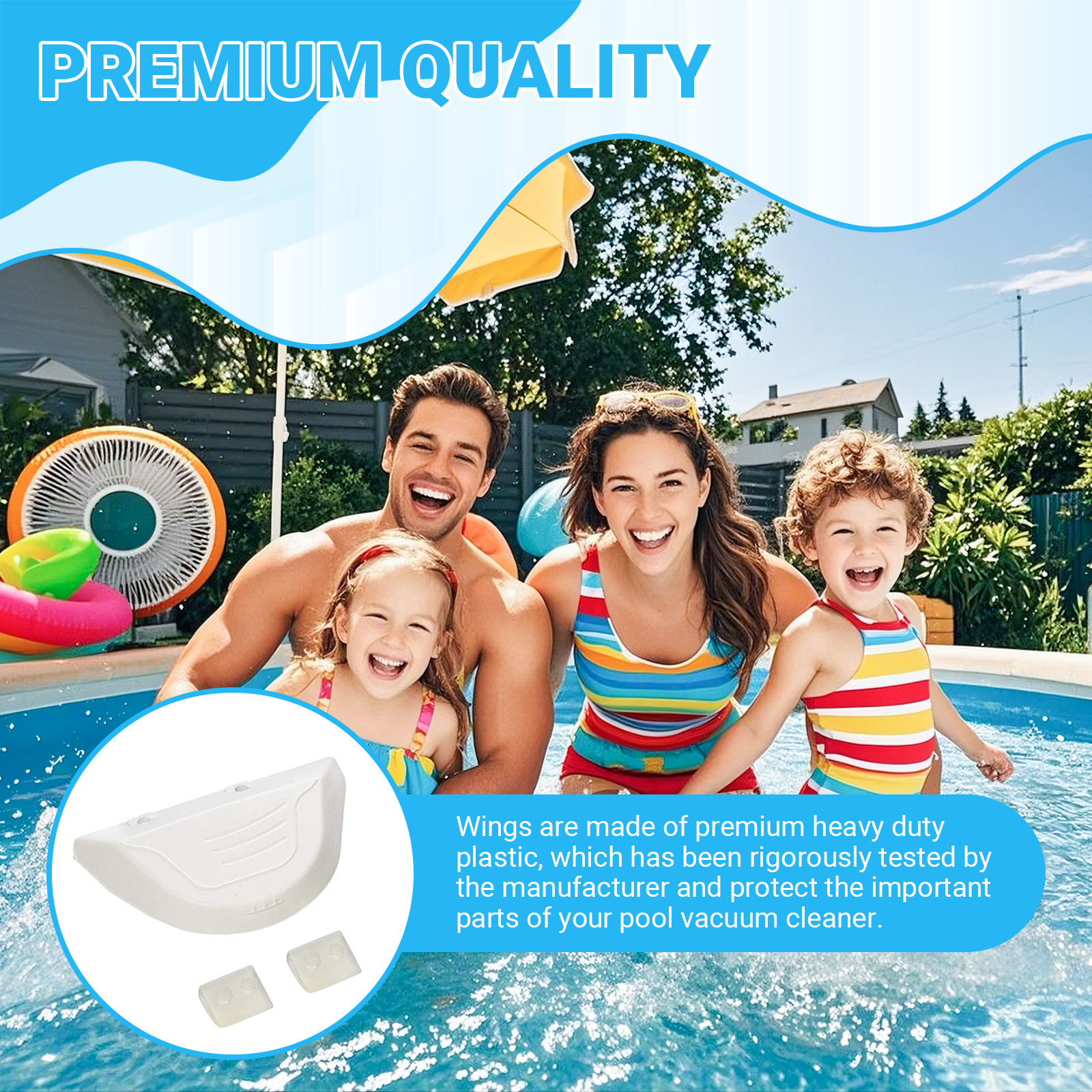 Beaquicy AXV414604WHP Pool Cleaner Replacement for Pool Vac XL/Pro Suction Side