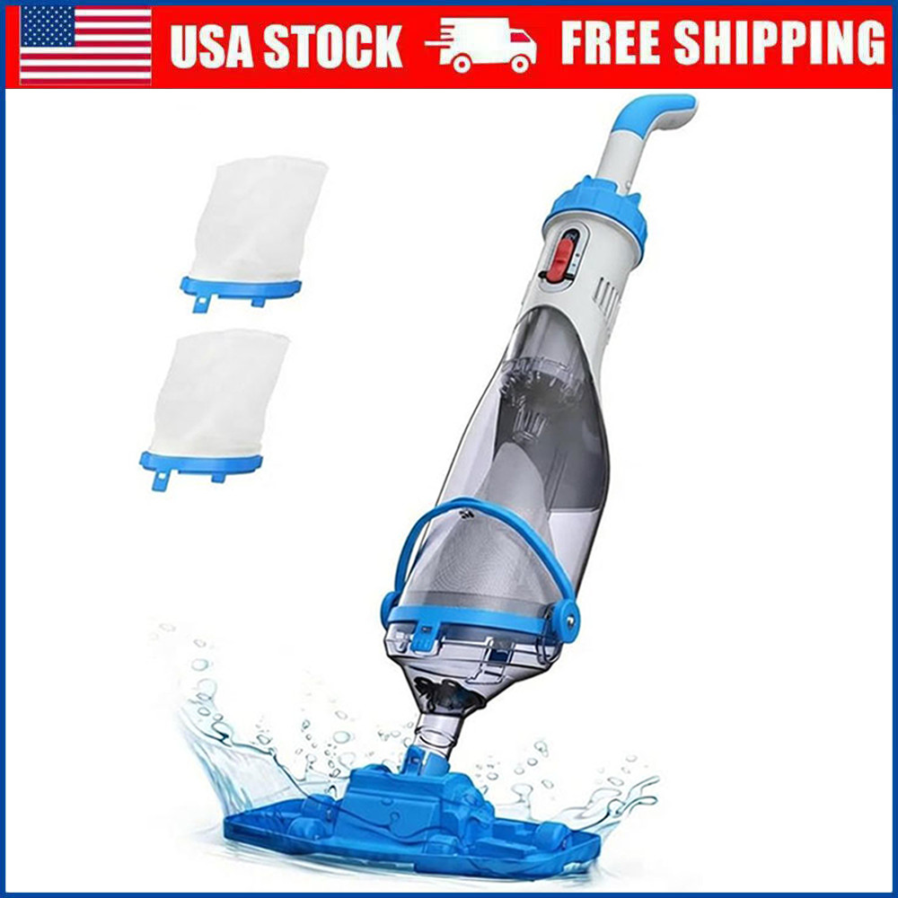 Cordless Rechargeable Pool Vacuum Handheld Pool Cleaner with Telescopic Pole New