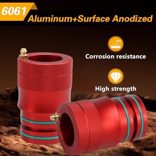 Upgraded 40mm & 44mm Wheel Bearing Greaser Tool with Storage Tube, UTV Front