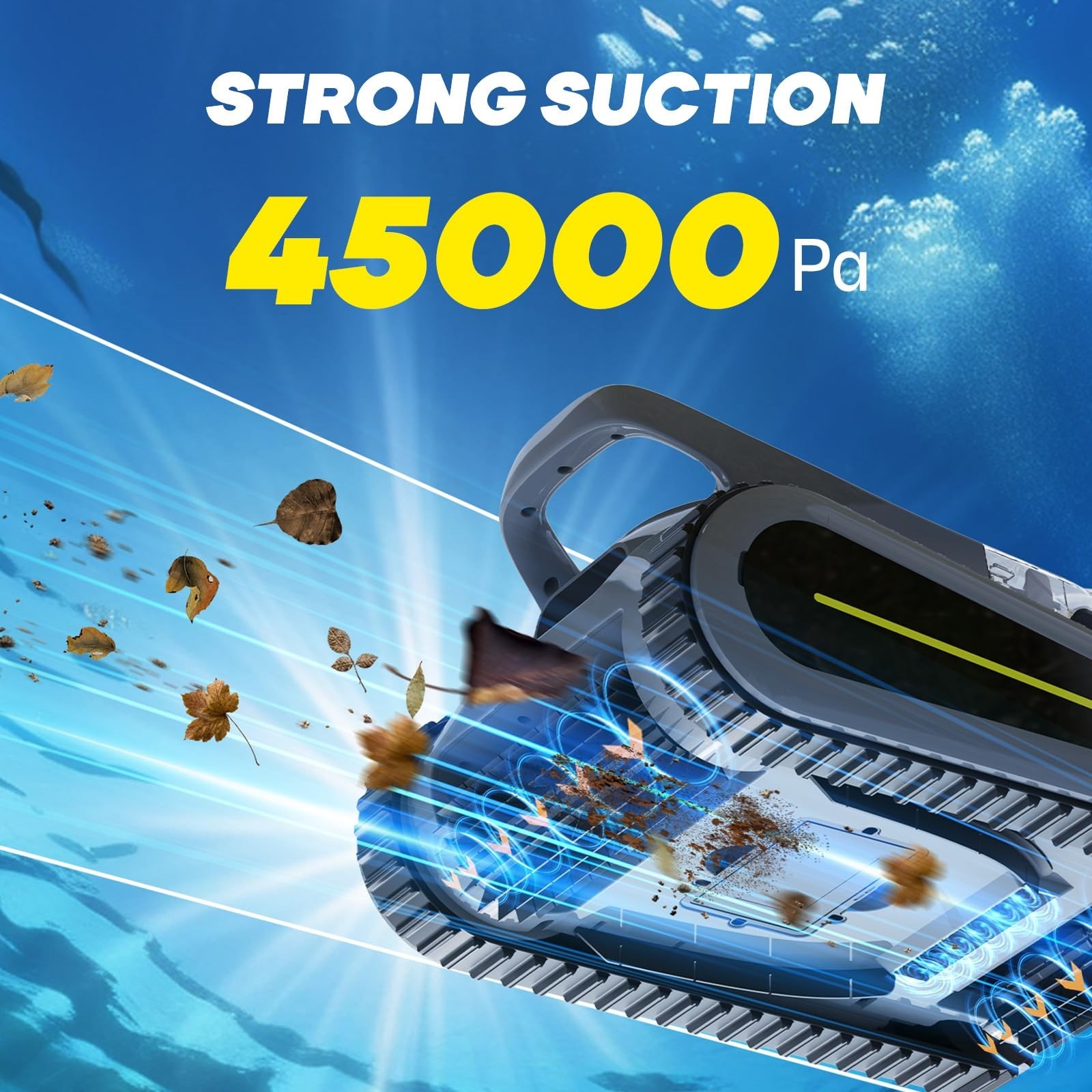 Robotic Pool Cleaner Smart Navigation & App Control 150 Min for In-Ground Pools